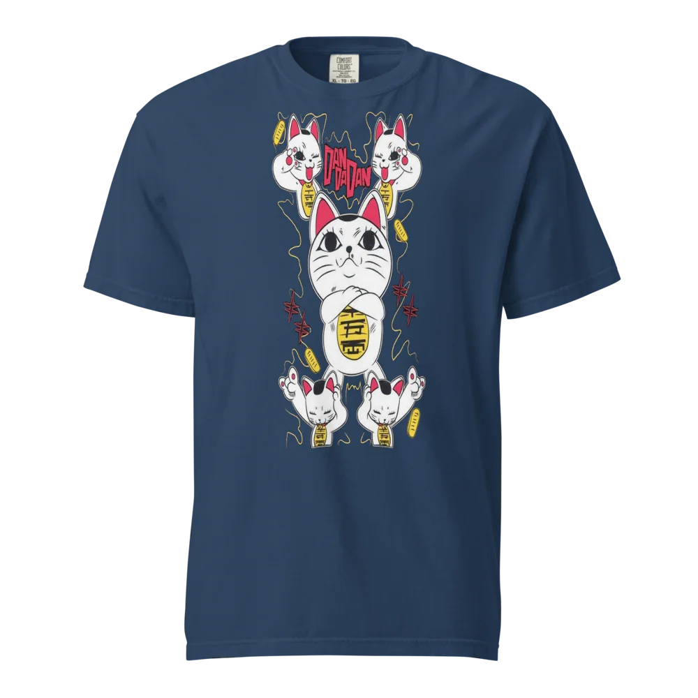 Lucky Spirit Surge – Urban Maneki Heavyweight Tee