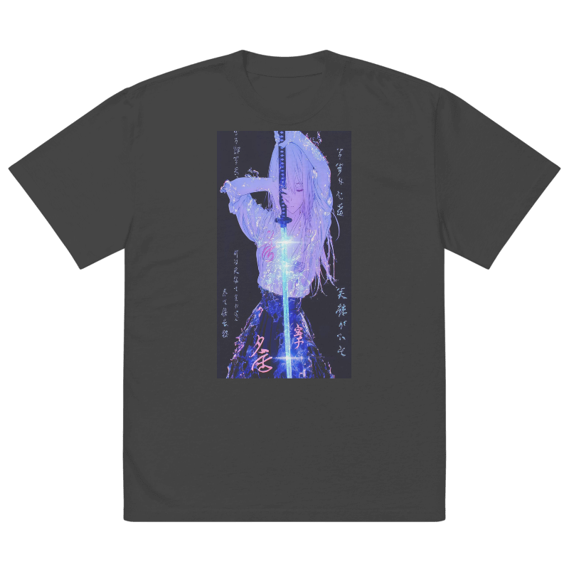 Blade of Serenity – Ethereal Warrior Tee Oversized