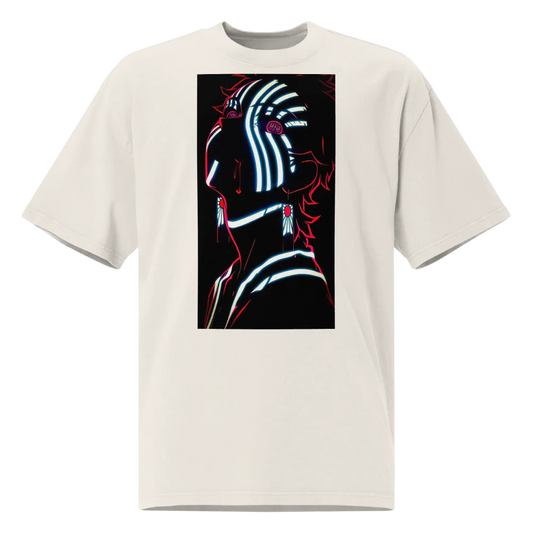 Upper Moon Rage – Akaza Neon Oversized Faded Tee