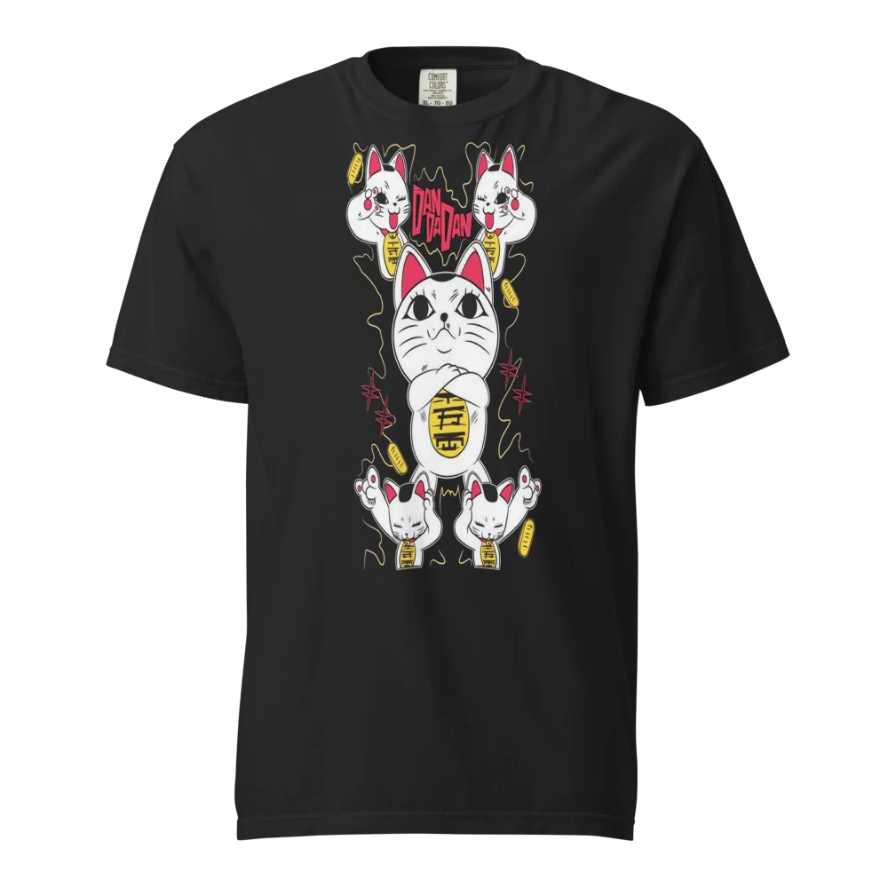 Lucky Spirit Surge – Urban Maneki Heavyweight Tee